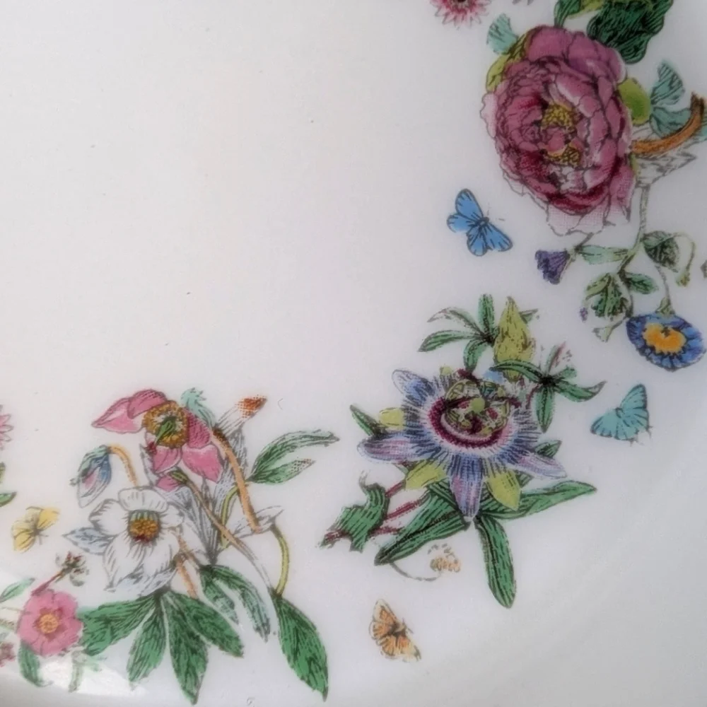 Vintage Portmeirion Summer Garland Floral Round Sweet Dish Discontinued